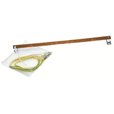 Шина заземления 19дюймовая медная DKC R5SGB19