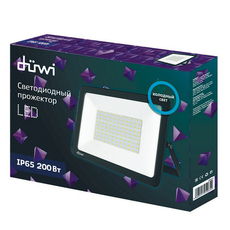Прожектор светодиодный уличный LED 200 Вт СДО-200 17000Лм 6500К 230В Duwi 25067 8