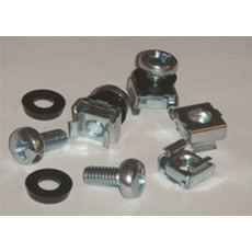 Комплект крепежный для установки 19дюймового профиля в шкаф:Винт, шайба, гайка - комплект крепления 50 шт DKC R5CNS50