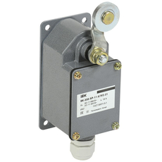 Выключатель концевой ВК-300-БР-11-67У2-21, рычаг с роликом, ход вправо, cамовозврат, ст. 2- 51мм, IP67, IEK KV-1-300-1