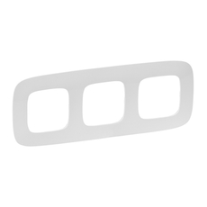 Valena ALLURE Рамка 3 поста жемчуг универсальная Legrand 754413