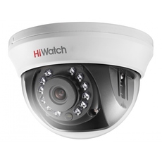HiWatch Видеокамера HD-TVI 2Мп внутренняя купольная с ИК-подсветкой до 20м (DS-T201(B) (2.8 mm))