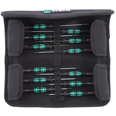 Набор отвёрток Micro 12 Universal 1 для прецизионных работ 12 предметов Wera WE-073675