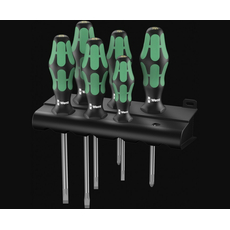 Набор отвёрток Kraftform Plus Lasertip + подставка 334/6 Rack 6 предметов Wera WE-105650