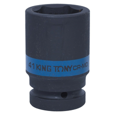 Головка торцевая ударная глубокая шестигранная 1', 41 мм King Tony 843541M