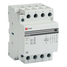 Контактор модульный КМ 63А 3NО+NC 3 мод EKF km-3-63-31