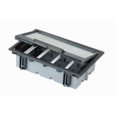 Люк в пол на 4 S-модуля (8 модулей К45), глубина 70-100мм, бетон, металл SF470-14 Simon Connect