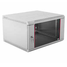 Шкаф телекоммуникационный настенный разборный 9U (600х350) дверь стекло ЦМО ШРН-Э-9.350