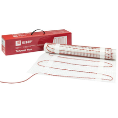 Теплый пол (мат нагревательный) ''Уют'' 8 кв.м. 1 200 Вт EKF PROxima nm2-1200-8