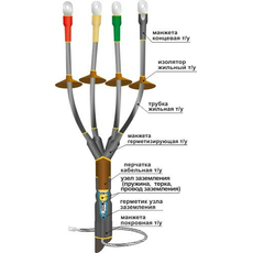 Муфта концевая кабельная 1КНТп-4х(16-25) универсальная 22020051 НТК