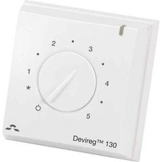 Терморегулятор электронный DEVIreg 130 для теплого пола с датчиком пола на проводе 16А 140F1010