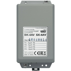 Коммутатор этажный (емкость до 4 абонентов) встроенный разветвитель видеосигнала повышенная помехоустойчивость Vizit