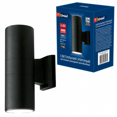 Светильник светодиодный уличный ULU-S22B-2x3W/4000K IP65 BLACK