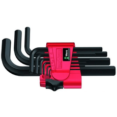 Набор Г-образных ключей 1.5 - 10 мм 9 предметов. 950/9 Hex-Plus BlackLaser 7 Wera WE-021737