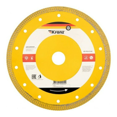 Диск алмазный отрезной ультратонкий 200x25.4/22.2x1.8x10 мм REXANT KR-90-0144