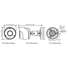 AHD видеокамера SatVision SVC-S175G v2.0 5 Mpix 2.8mm UTC(OTZ)