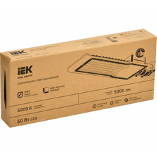 Светильник светодиодный ДКУ 1013-50Д 5000К IP65 IEK LDKU1-1013-050-5000-K03