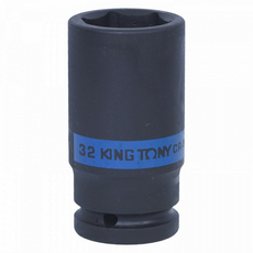 Головка торцевая ударная глубокая шестигранная 3/4', 32 мм King Tony 643532M