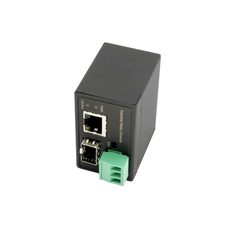 Медиаконвертер промышленный миниатюрный Fast Ethernet 1xFE, 1xFE SFP. Питание DC12-60V или AC18-36V(1.44W) (OMC-100-11X/I)