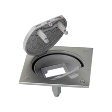 Connect Влагостойкая основа IP66 на 1 модуль K45 сталь Simon KSE0-23-72