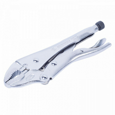 Зажим с фиксатором 250 мм, с закругленными губками King Tony 6011-10R