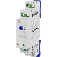 Реле напряжения ЕЛ-11М-15 220В 50Гц 1 модуль DIN-рейка УХЛ4 Меандр 4640016934331