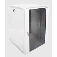 Шкаф телекоммуникационный настенный разборный 15U (600х650) дверь стекло ЦМО ШРН-Э-15.650