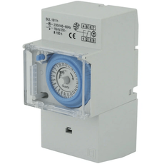 Таймер механический, суточный на DIN-рейку, 30мин, 16А/3680Вт duwi 25805 6