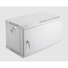 Шкаф телекоммуникационный настенный разборный 6U (600х350) дверь металл ЦМО ШРН-Э-6.350.1