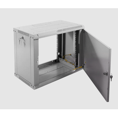 Шкаф телекоммуникационный настенный разборный 9U (600х350) дверь металл ЦМО ШРН-Э-9.350.1