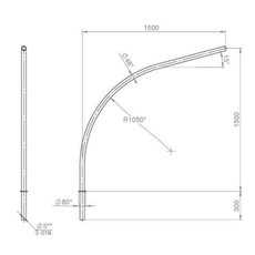 Кронштейн К1К-1.5-1.5-К80-0.048-ц ПереСвет В00000216