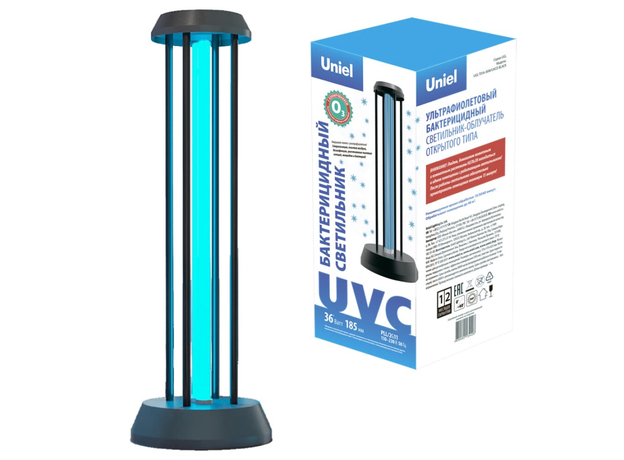 Светильник ультрафиолетовый настольный Uniel UL-00007264 (С озонированием)