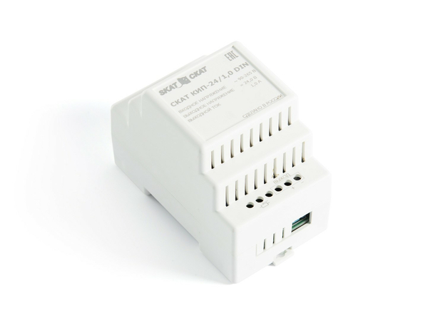 Источник питания для промышленной автоматики СКАТ КИП-24/1,0 DIN Бастион