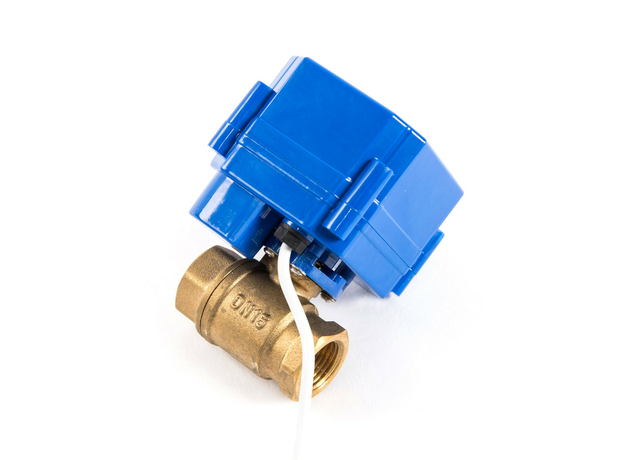 Шаровый кран 1/2" с электроприводом, 12V Бастион