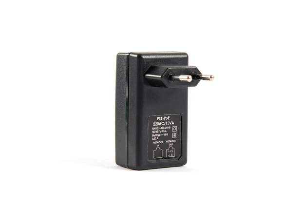 Одноканальный инжектор PSE-PoE.220AC/15VA Бастион
