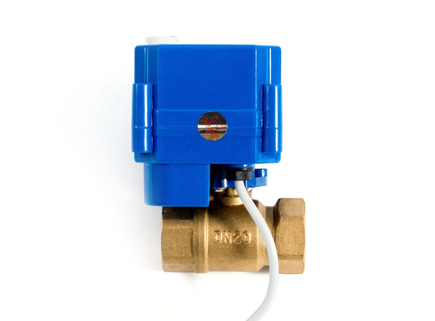 Шаровый кран 3/4" с электроприводом, 12V Бастион