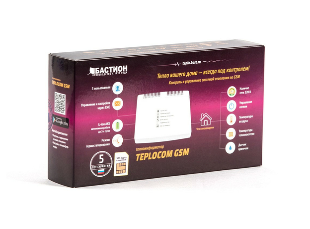 Теплоинформатор TEPLOCOM GSM Бастион