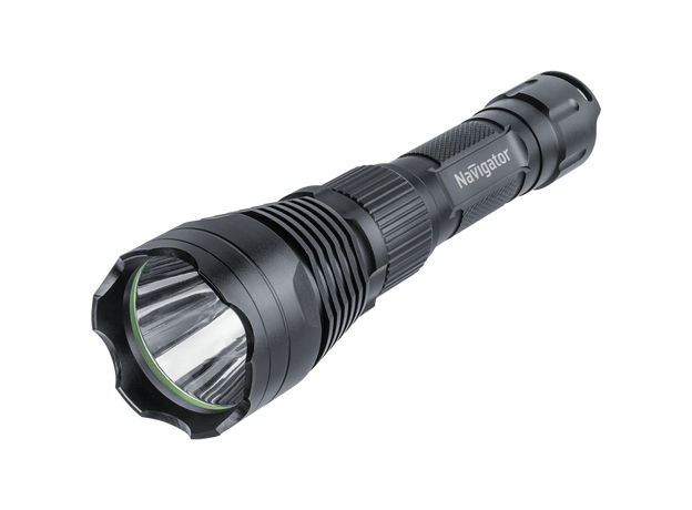 Фонарь Navigator 61 092 NPT-P02-18650 аллюм. проф. CREE LEDx10Вт. Li-ion 2.4 A/h