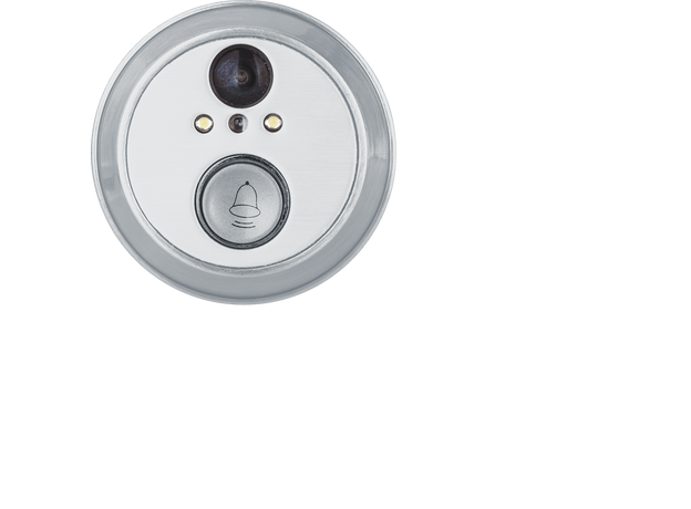 Видеоглазок с функцией звонка Navigator 61 552 NDB-V-DC01-1V1-WH