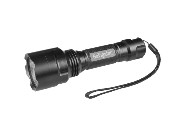 Фонарь Navigator 71 583 NPT-P03-18650 аллюм. проф. 1 CREE LEDx10Вт. Акк. 3.7В 2А