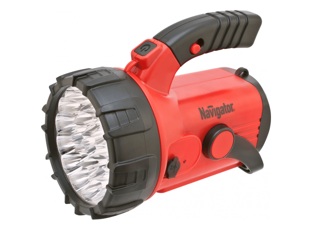 Фонарь Navigator 94 960 NPT-SP06-ACCU Прожект/кемп. 23+18+4LED, аккум.4В, 2Ач.