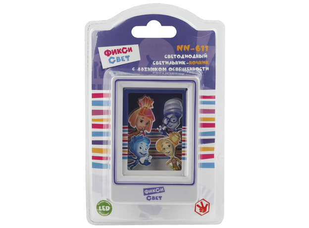 ЭРА ночник NN-611-LS-V фиолетовый ФИКСИКИ ЭРА ночник NN-611-LS-V фиолетовый ФИКСИКИ