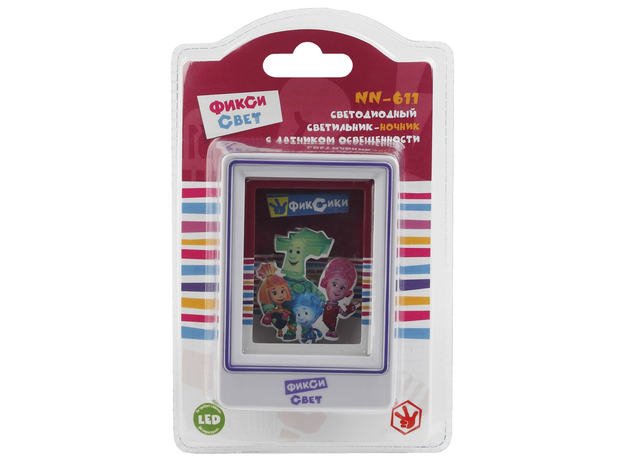 ЭРА ночник NN-611-LS-PL бордовый ФИКСИКИ ЭРА ночник NN-611-LS-PL бордовый ФИКСИКИ