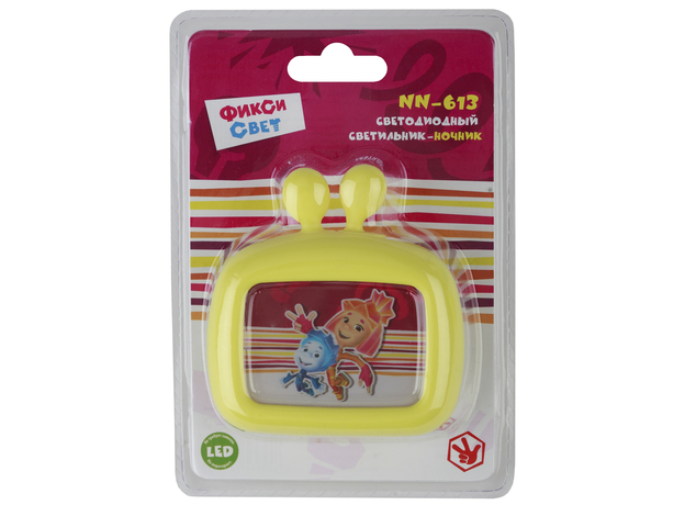ЭРА ночник NN-613-SW-Y желтый ФИКСИКИ ЭРА ночник NN-613-SW-Y желтый ФИКСИКИ