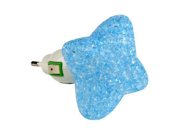 DTL-309-Звездочка-BLUE-1LED-0.1W Светильник-ночник. Выключатель на корпусе. Блистер DTL-309-Звездочка-BLUE-1LED-0.1W Светильник-ночник. Выключатель на корпусе. Блистер