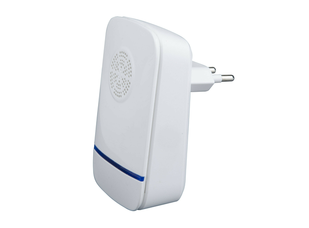 UDR-E12 IVORY Ультразвуковой отпугиватель насекомых и грызунов. 220В. Площадь до 120м2. Слоновая кость. TM Uniel