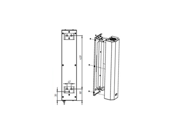 Рециркулятор LEDVANCE ECO CLASS RECIRC UVC 2X15W (54 – 64 м3/ч)