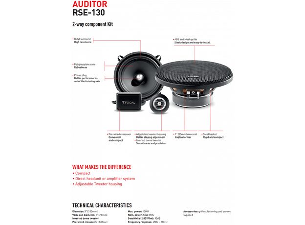 Колонки Focal Auditor RSE-130