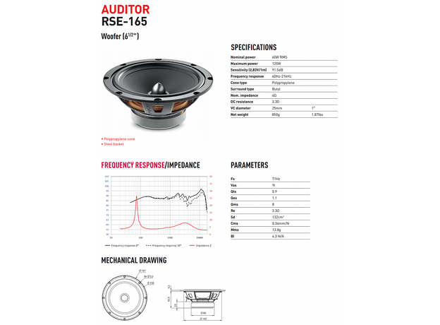 Колонки Focal Auditor RSE-165