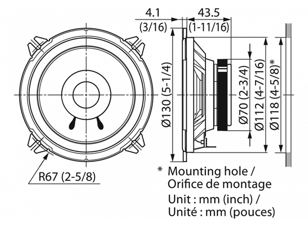 Колонки Kenwood KFC-S1356